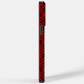 Wemyss tartan red black plaid Case-Mate iPhone case (Achterkant / Rechts)