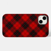 Wemyss tartan red black plaid Case-Mate iPhone case (Achterkant (horizontaal))