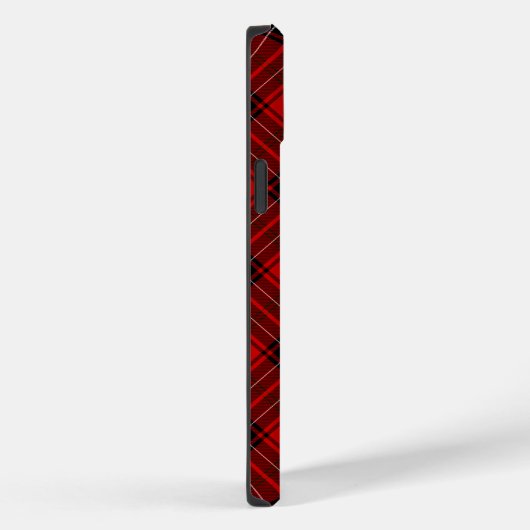 Wemyss tartan red black plaid Case-Mate iPhone case (Achterkant / Rechts)