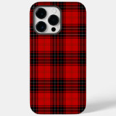 Wemyss tartan red black plaid Case-Mate iPhone case (Achterkant)