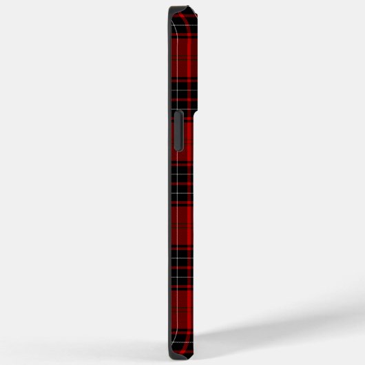 Wemyss tartan red black plaid Case-Mate iPhone case (Achterkant / Rechts)