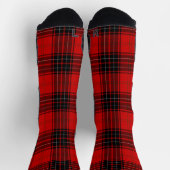 Wemyss tartan red black plaid sokken (Top)