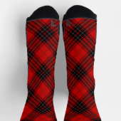 Wemyss tartan red black plaid sokken (Top)