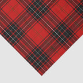 Wemyss tartan red black plaid tissuepapier (Detail)