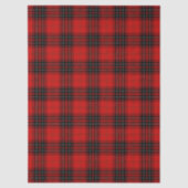 Wemyss tartan red black plaid tissuepapier (Voorkant)