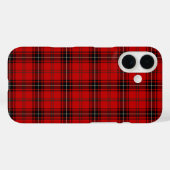 Wemyss Tartan Red en Black Pset Case-Mate iPhone Case (Achterkant (horizontaal))