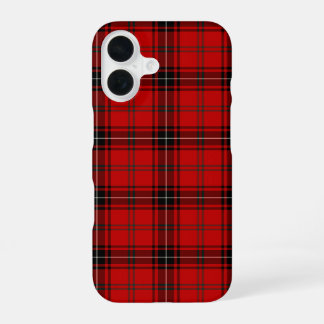 Wemyss Tartan Red en Black Pset iPhone 16 Hoesje