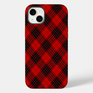 Wemyss tartan rood zwart geruit Case-Mate iPhone 14 plus hoesje