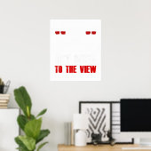 wen aan het uitzicht poster (Thuiskantoor)