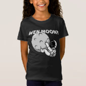 Wen Moon? - Grappige Crypto Astronaut Meme T-shirt (Voorkant)