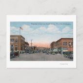 Wenatchee Ave Uitzicht uit Orondo Ave Briefkaart (Voorkant)