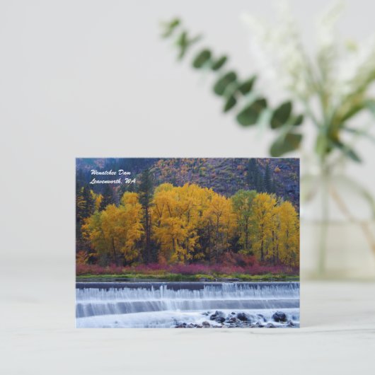 Wenatchee Dam Briefkaart (Staand voorkant)