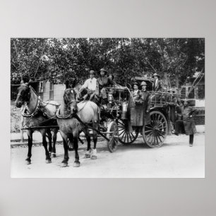 Wenatchee Fire Department, 1911 Poster