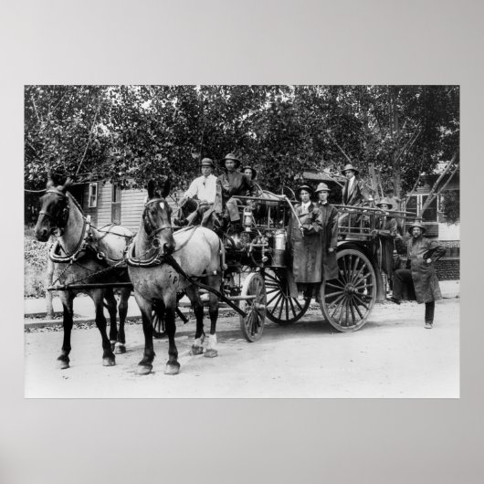 Wenatchee Fire Department, 1911 Poster (Voorkant)