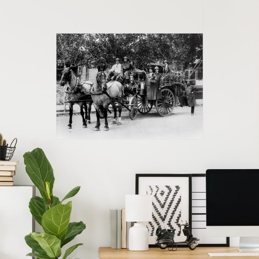 Wenatchee Fire Department, 1911 Poster (Thuiskantoor)