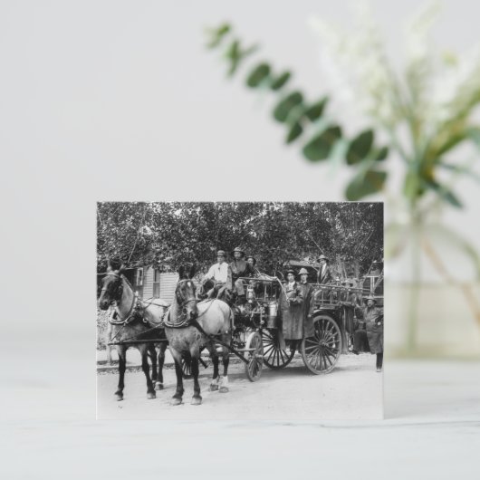 Wenatchee Fire Dept, 1911 Briefkaart (Staand voorkant)