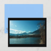 Wenatchee River, Leavenworth WA Mini Print Briefkaart (Voorkant / Achterkant)