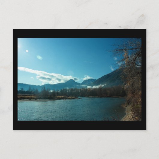 Wenatchee River, Leavenworth WA Mini Print Briefkaart (Voorkant)