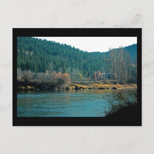 Wenatchee River, Leavenworth WA Mini Print Briefkaart (Voorkant)