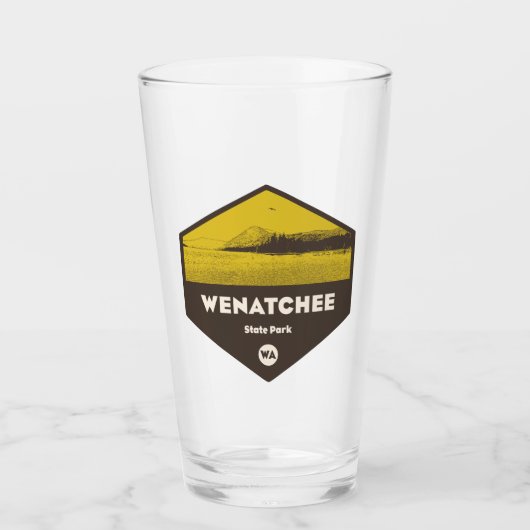Wenatchee State Park, Washington Glas (Voorkant)