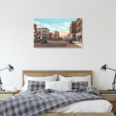 Wenatchee, Uitzicht van Wenatchee Ave. Canvas Afdruk (Insitu (Slaapkamer))
