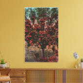 Wenatchee, WAA Wenatchee Valley Apple Tree Canvas Afdruk (Insitu (Woonkamer))
