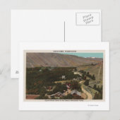 Wenatchee, WABird's Eye of Ranch in de Valley Briefkaart (Voorkant / Achterkant)