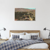 Wenatchee, WABird's Eye of Ranch in de Valley Canvas Afdruk (Insitu (Slaapkamer))