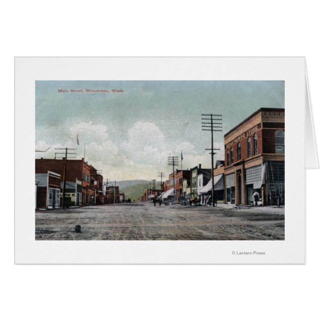 Wenatchee, WashingtonView of Main Street (Voorkant Horizontaal)