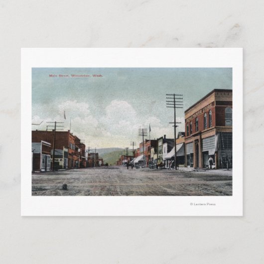 Wenatchee, WashingtonView of Main Street Briefkaart (Voorkant)