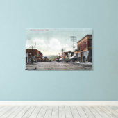 Wenatchee, WashingtonView of Main Street Canvas Afdruk (Insitu (Houten vloer))