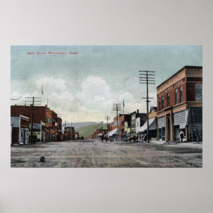Wenatchee, WashingtonView of Main Street Poster