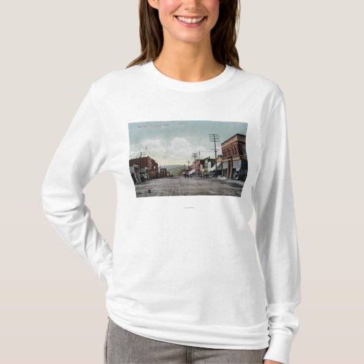 Wenatchee, WashingtonView of Main Street T-shirt (Voorkant)