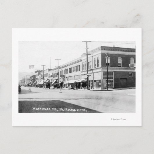 Wenatchee, WashingtonView of Wenatchee Avenue Briefkaart (Voorkant)