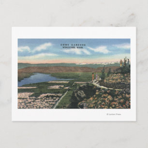 Wenatchee, WashingtonView van Ohme tuinen # 1 Briefkaart