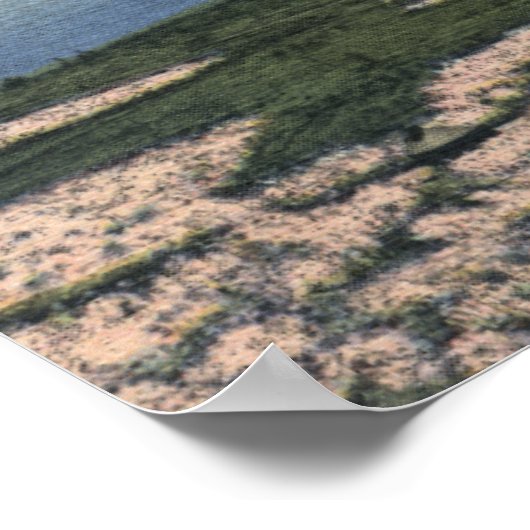 Wenatchee, WashingtonView van Ohme tuinen # 1 Poster (Hoek)