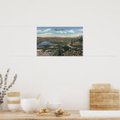 Wenatchee, WashingtonView van Ohme tuinen # 1 Poster (Keuken)