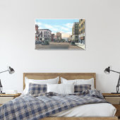Wenatchee, WashingtonWenatchee Avenue Scene # 2 Canvas Afdruk (Insitu (Slaapkamer))