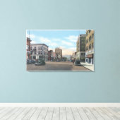 Wenatchee, WashingtonWenatchee Avenue Scene # 2 Canvas Afdruk (Insitu (Houten vloer))