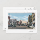 Wenatchee, WashingtonWenatchee Avenue Scene # Briefkaart (Voorkant / Achterkant)
