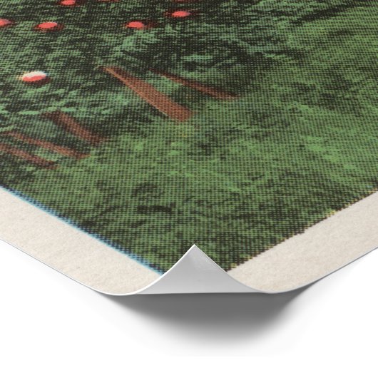 Wenatchee, WAView of Apple Orchard & Workers Poster (Hoek)