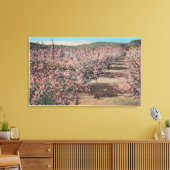 Wenatchee, WAView of Apple Trees in Blossom Canvas Afdruk (Insitu (Woonkamer))