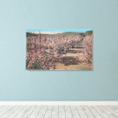 Wenatchee, WAView of Apple Trees in Blossom Canvas Afdruk (Insitu (Houten vloer))