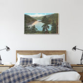 Wenatchee, WAView of Lake Chelan Canvas Afdruk (Insitu (Slaapkamer))
