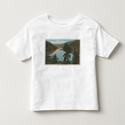 Wenatchee, WAView of Lake Chelan Kinder Shirts (Voorkant)