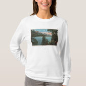 Wenatchee, WAView of Lake Wenatchee T-shirt (Voorkant)