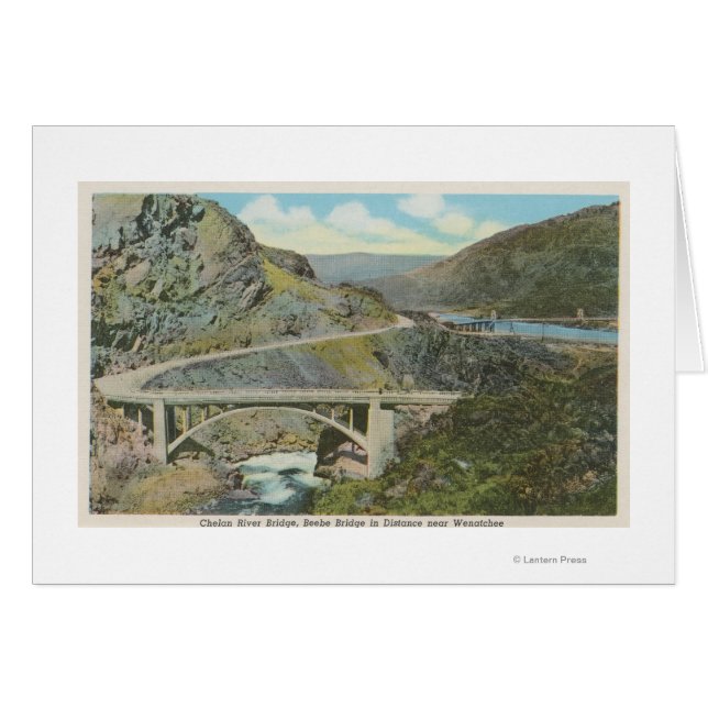 Wenatchee, WAView of the Chelan River Bridge (Voorkant Horizontaal)