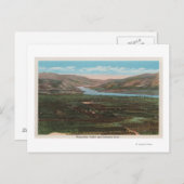 Wenatchee, WAView of Valley & Columbia River Briefkaart (Voorkant / Achterkant)