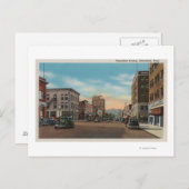 Wenatchee, WAView of Wenatchee Ave. Briefkaart (Voorkant / Achterkant)