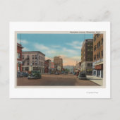 Wenatchee, WAView of Wenatchee Ave. Briefkaart (Voorkant)